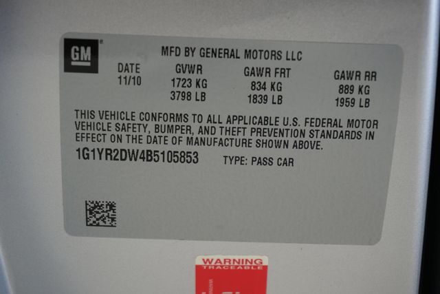 2011 Chevrolet Corvette 2dr Coupe Z16 Grand Sport w/2LT - 22938766 - 25