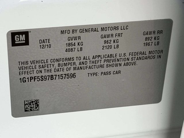 2011 Chevrolet CRUZE 4dr Sedan LT w/1LT - 22964304 - 25