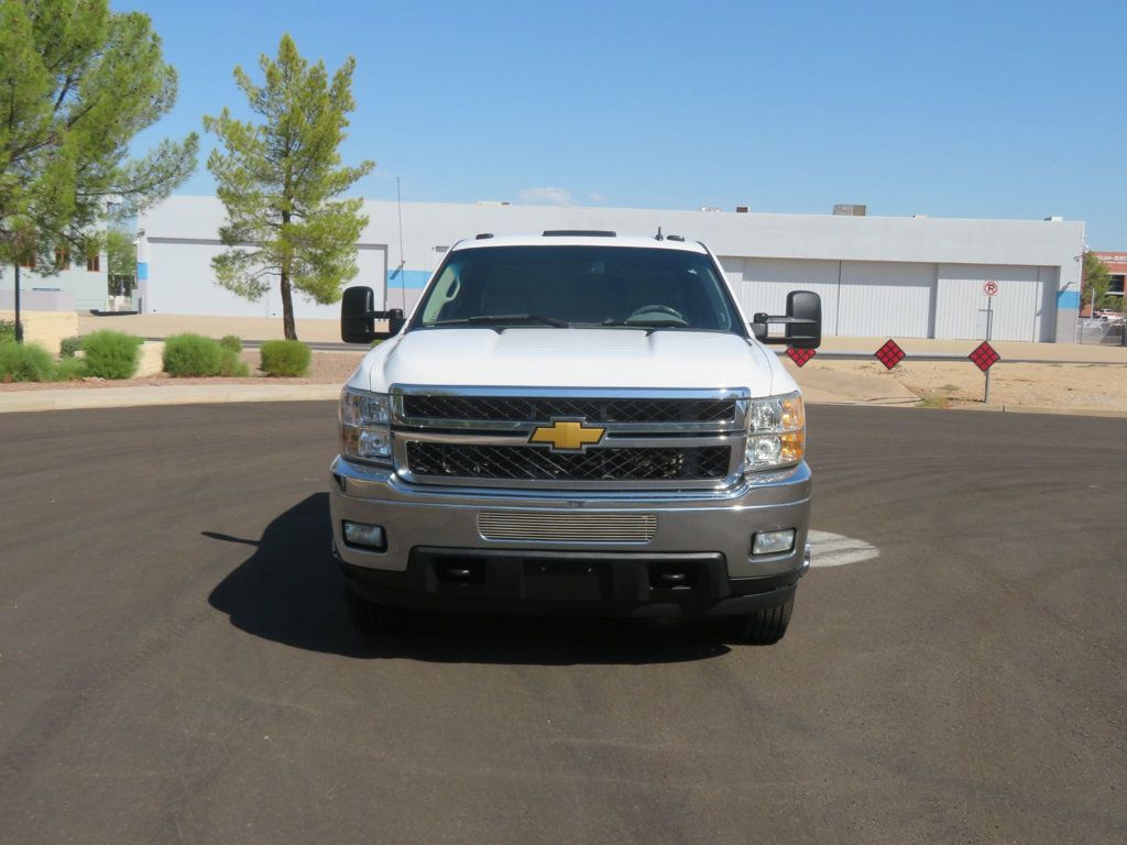 2011 Chevrolet Silverado 3500HD 4X4 CREWCAB DUALLY EXTRA CLEAN DURAMAX DIESEL 4X4 LTZ LEATHER  - 22663847 - 10