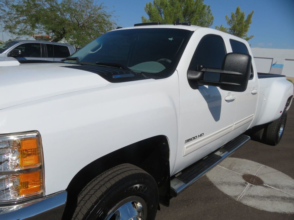 2011 Chevrolet Silverado 3500HD 4X4 CREWCAB DUALLY EXTRA CLEAN DURAMAX DIESEL 4X4 LTZ LEATHER  - 22663847 - 7