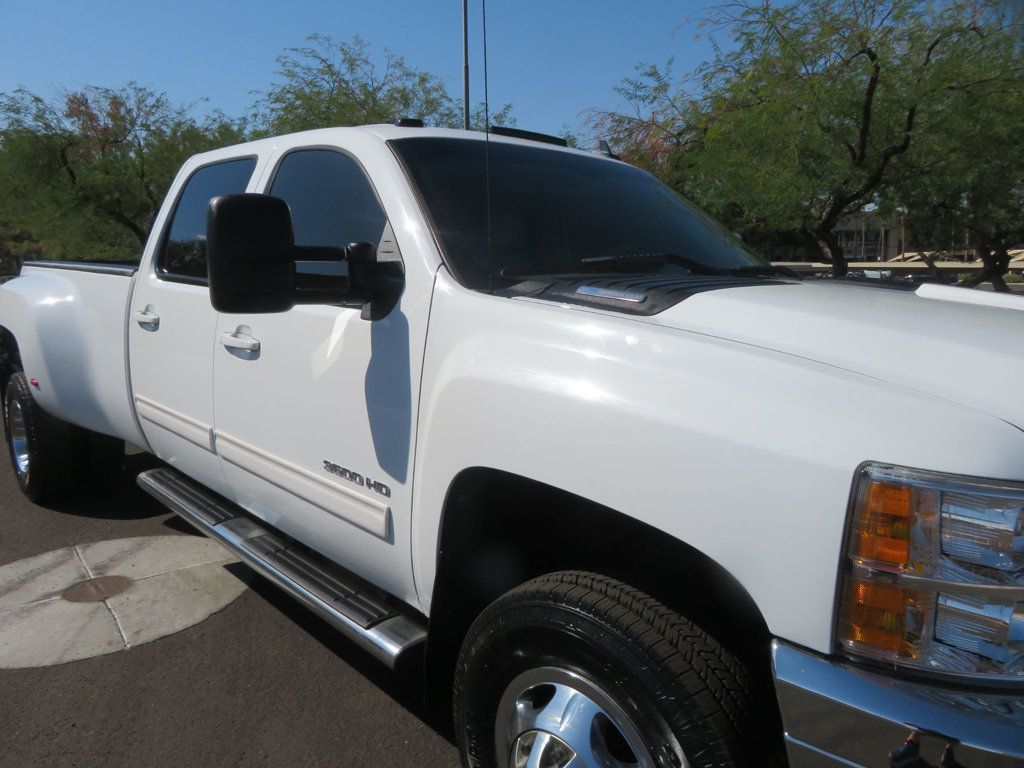 2011 Chevrolet Silverado 3500HD 4X4 CREWCAB DUALLY EXTRA CLEAN DURAMAX DIESEL 4X4 LTZ LEATHER  - 22663847 - 8