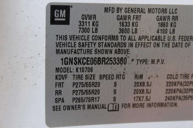 2011 Chevrolet Tahoe 4WD 4dr 1500 LTZ - 23012849 - 9