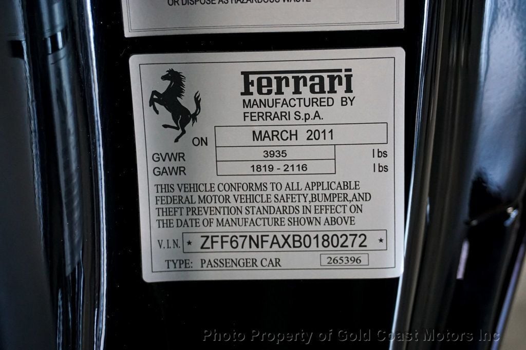 2011 Ferrari 458 Italia 2dr Coupe - 22474283 - 18