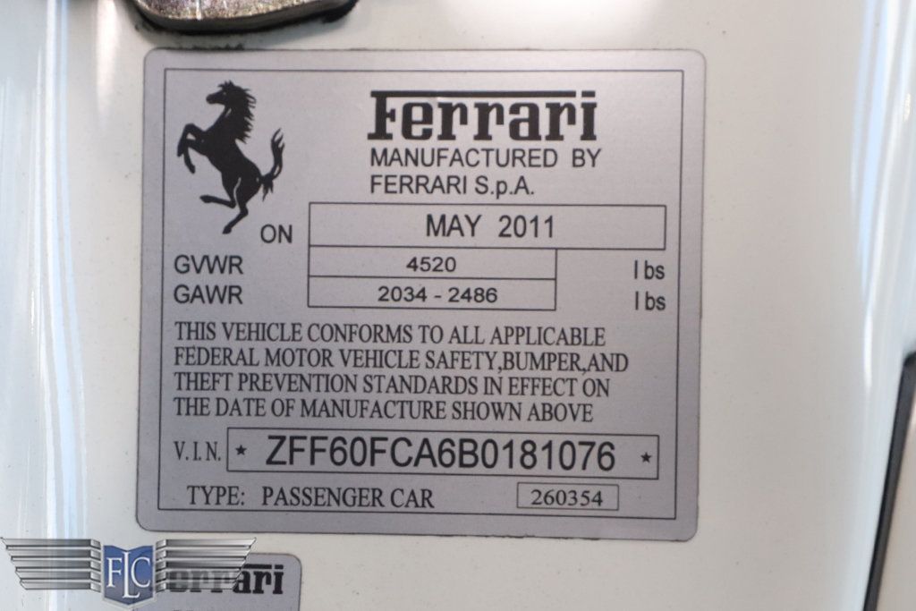 2011 Ferrari 599 2dr Coupe GTB Fiorano - 23067510 - 45