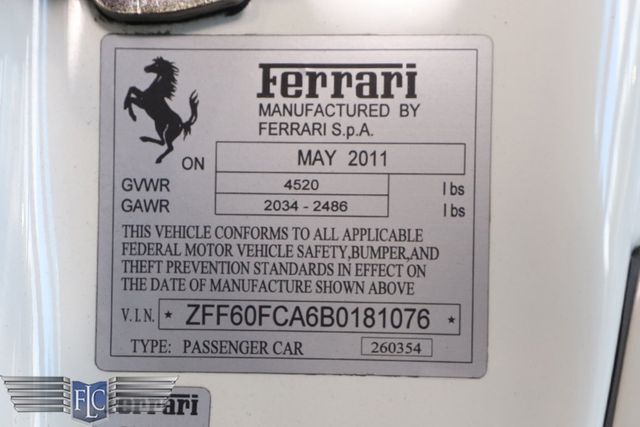2011 Ferrari 599 2dr Coupe GTB Fiorano - 23067510 - 45