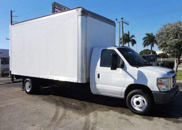 2011 Ford E450 16FT DRY BOX. 96IN HIGH CUBE BOX TRUCK CARGO TRUCK - 21199832 - 1