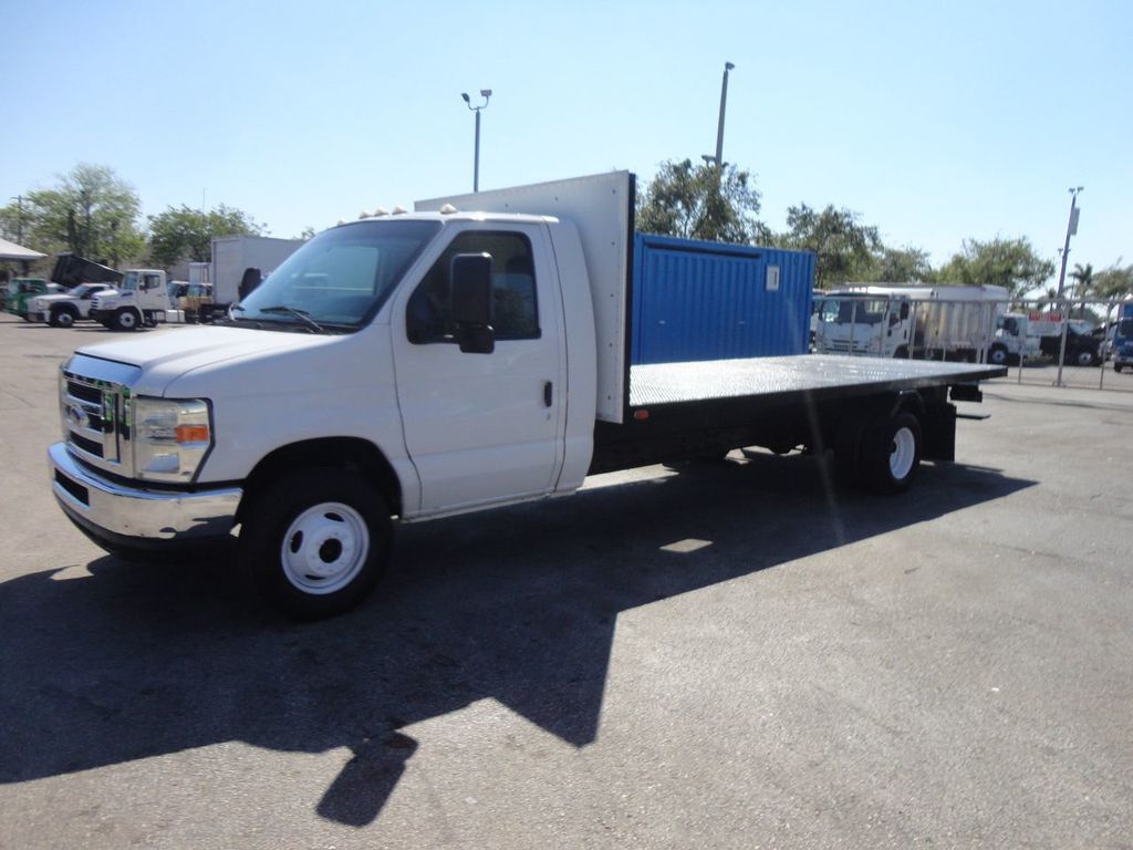 2011 Ford E450 18FT FLATBED PLATFORM BODY.. - 21831907 - 11