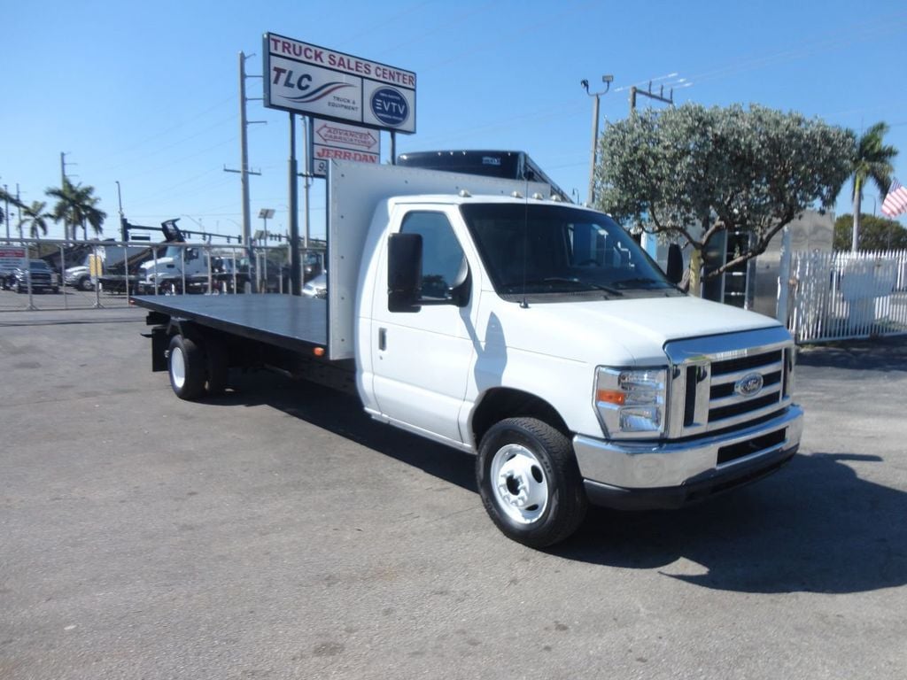 2011 Ford E450 18FT FLATBED PLATFORM BODY.. - 21831907 - 1