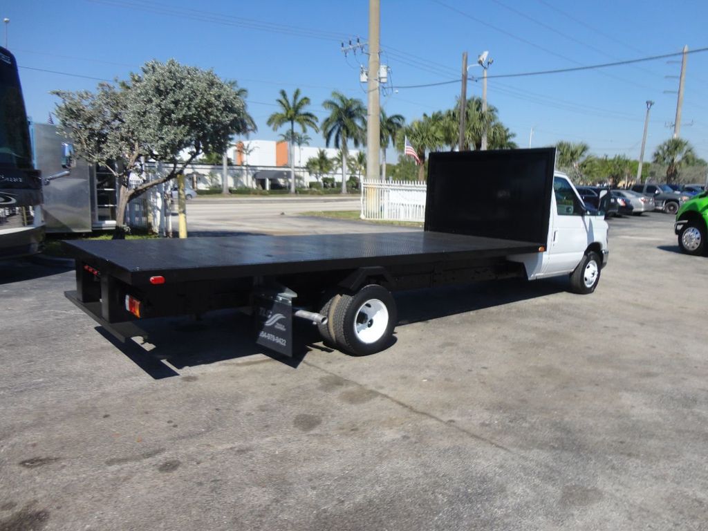 2011 Ford E450 18FT FLATBED PLATFORM BODY.. - 21831907 - 23