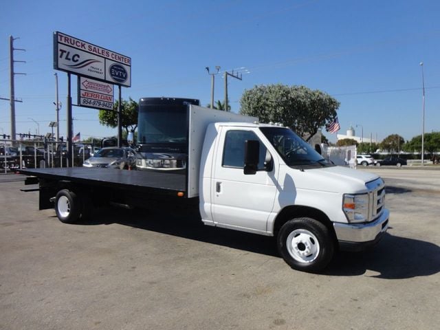 2011 Ford E450 18FT FLATBED PLATFORM BODY.. - 21831907 - 2