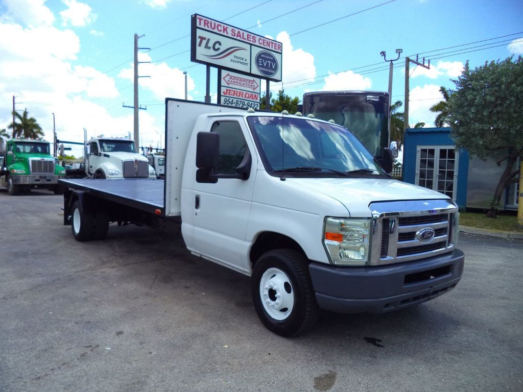 2011 Ford E450 18FT FLATBED PLATFORM BODY.. - 21938352 - 10