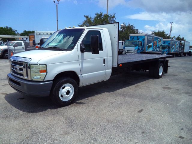 2011 Ford E450 18FT FLATBED PLATFORM BODY.. - 21938352 - 1