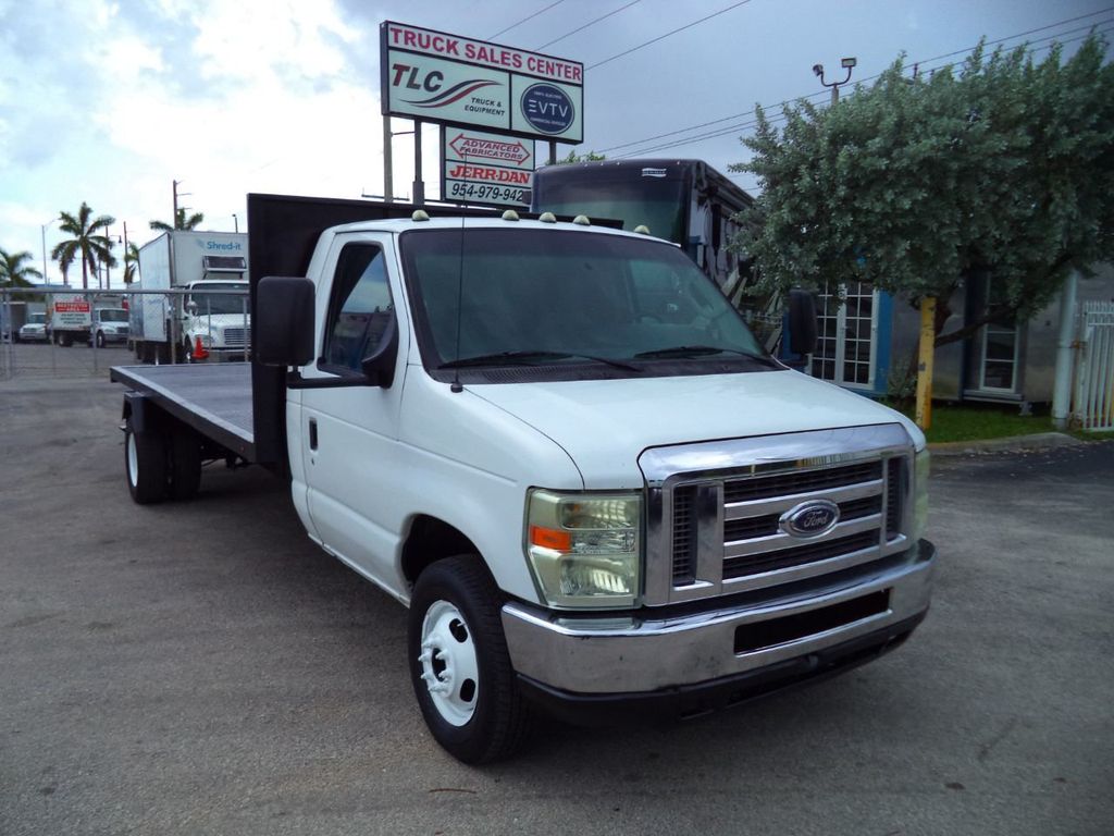 2011 Ford E450 18FT FLATBED PLATFORM BODY.. - 22025565 - 5