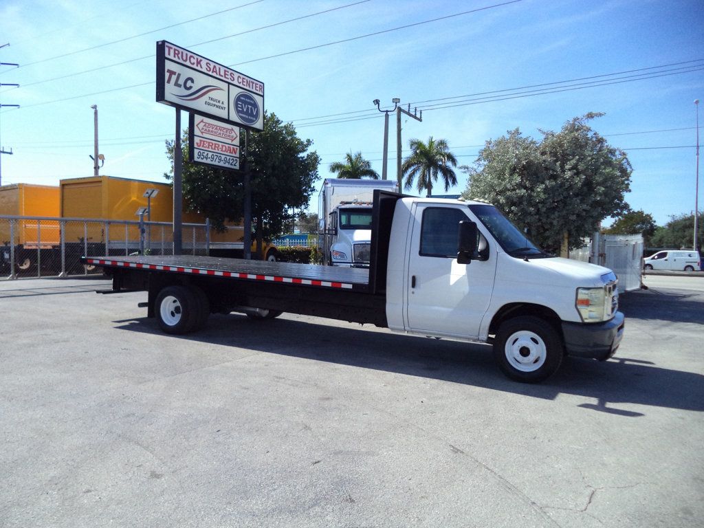 2011 Ford E450 18FT FLATBED PLATFORM BODY.. - 22765551 - 1