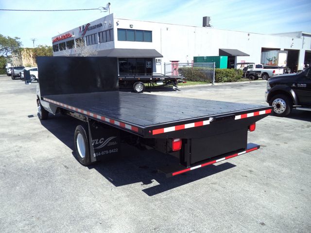 2011 Ford E450 With 18ft Steel Flatbed Platform Body Landscape Utility - 22765551 - 9