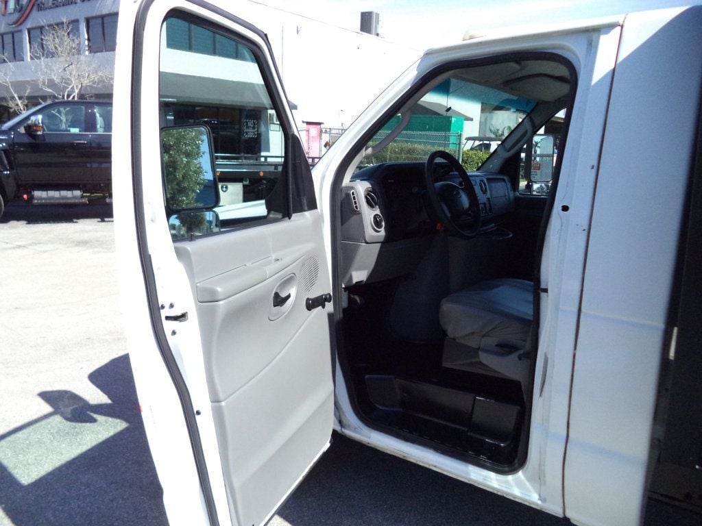 2011 Ford E450 With 18ft Steel Flatbed Platform Body Landscape Utility - 22765551 - 21