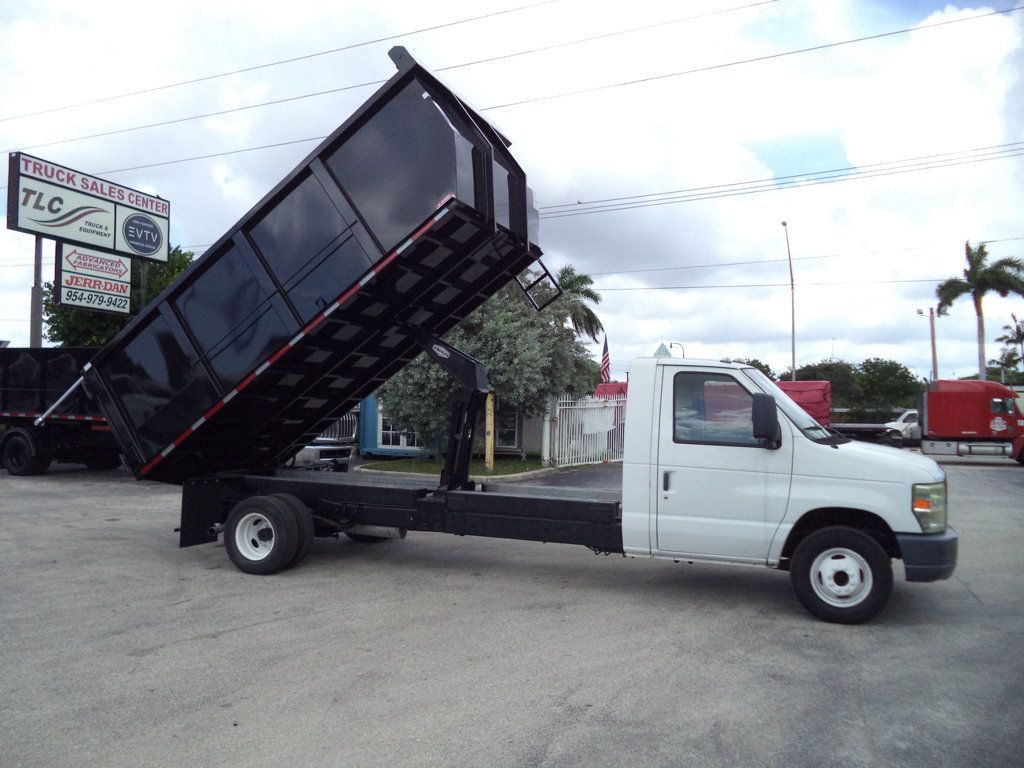 2011 Ford E450 w/ New 15ft Steel Trash Dump Body Landscape Dump Truck - 22526000 - 1