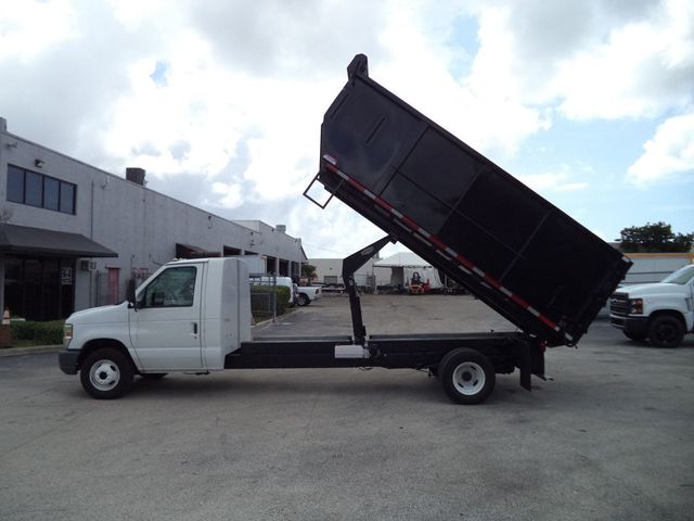 2011 Ford E450 w/ New 15ft Steel Trash Dump Body Landscape Dump Truck - 22526000 - 24