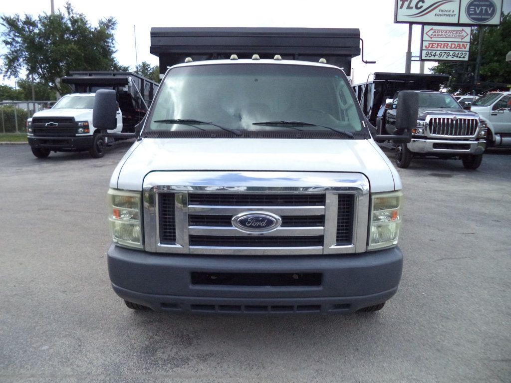 2011 Ford E450 w/ New 15ft Steel Trash Dump Body Landscape Dump Truck - 22526000 - 3