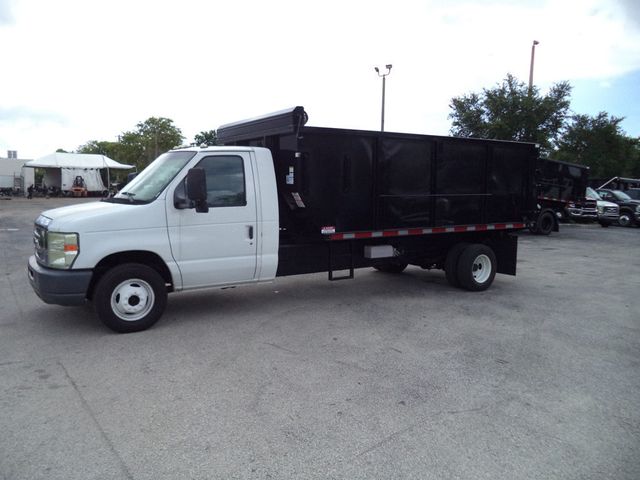 2011 Ford E450 w/ New 15ft Steel Trash Dump Body Landscape Dump Truck - 22526000 - 5