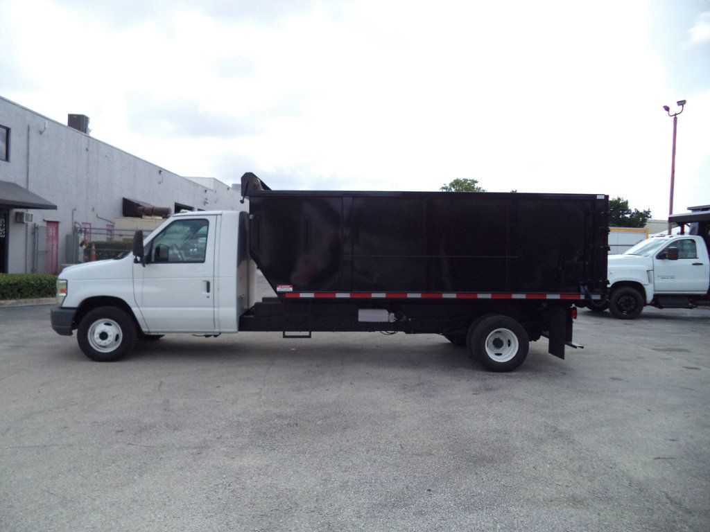 2011 Ford E450 w/ New 15ft Steel Trash Dump Body Landscape Dump Truck - 22526000 - 6