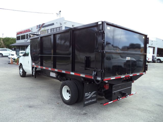 2011 Ford E450 w/ New 15ft Steel Trash Dump Body Landscape Dump Truck - 22526000 - 7