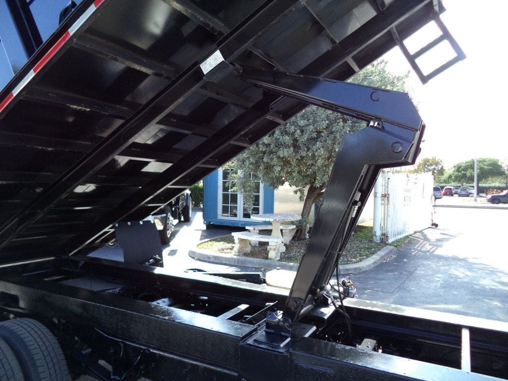 2011 Ford E450 w/ New 15ft Steel Trash Dump Body Landscape Dump Truck - 22797942 - 19