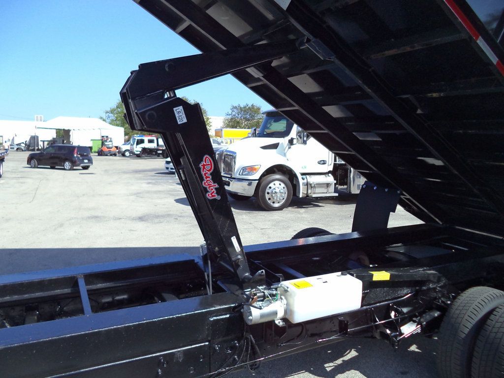 2011 Ford E450 w/ New 15ft Steel Trash Dump Body Landscape Dump Truck - 22797942 - 25