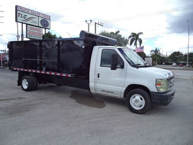 2011 Ford E450 w/ New 15ft Steel Trash Dump Body Landscape Dump Truck - 22932251 - 13