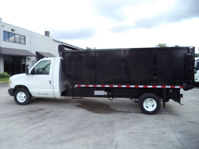 2011 Ford E450 w/ New 15ft Steel Trash Dump Body Landscape Dump Truck - 22932251 - 14