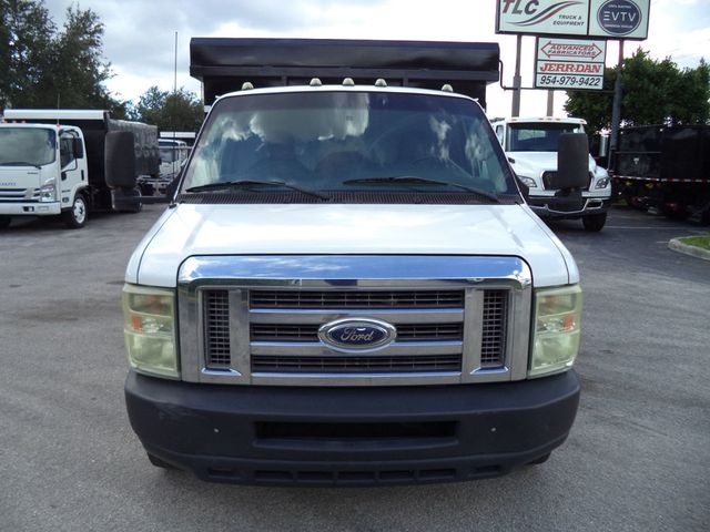 2011 Ford E450 w/ New 15ft Steel Trash Dump Body Landscape Dump Truck - 22932251 - 1
