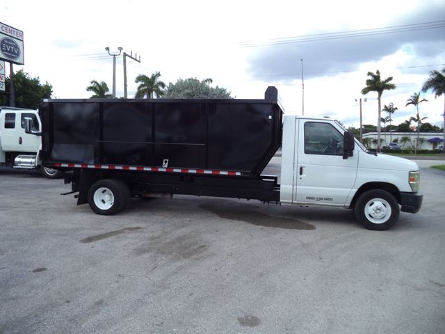 2011 Ford E450 w/ New 15ft Steel Trash Dump Body Landscape Dump Truck - 22932251 - 20