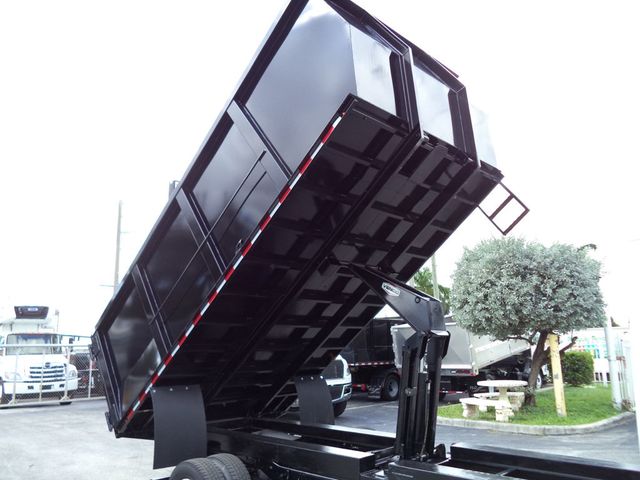 2011 Ford E450 w/ New 15ft Steel Trash Dump Body Landscape Dump Truck - 22932251 - 21