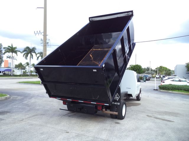 2011 Ford E450 w/ New 15ft Steel Trash Dump Body Landscape Dump Truck - 22932251 - 24