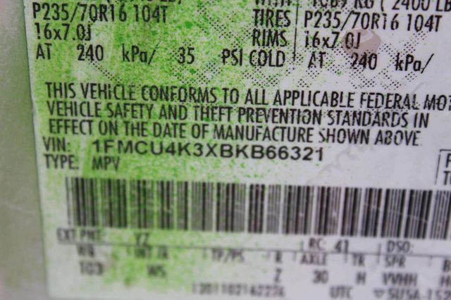 2011 Ford Escape Base 4dr SUV - 23024678 - 10