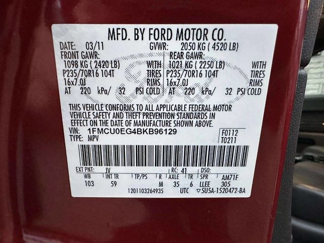 2011 Ford Escape FWD 4dr Limited - 22974781 - 31