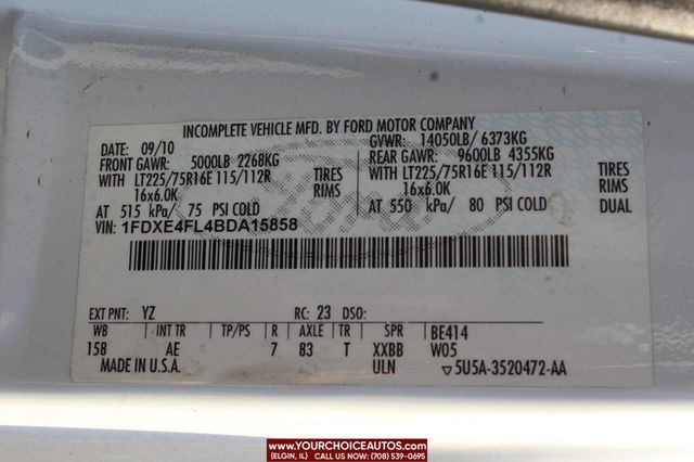 2011 Ford E-Series E 450 SD 2dr Commercial/Cutaway/Chassis 158 176 in. WB - 22822661 - 18