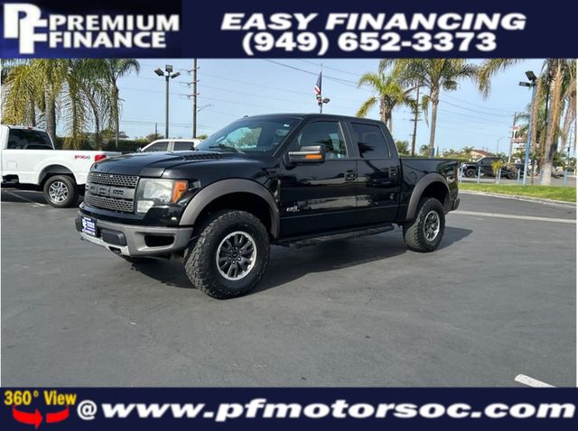 2011 Ford F150 SuperCrew Cab RAPTOR 4X4 6.2L BACK UP CAM 1 OWNER CLEAN - 22976707 - 0