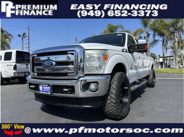 2011 Ford F350 Super Duty Crew Cab LARIAT 4X4 LONG BED DIESEL BACK UP CAM CLEAN - 22613047 - 0