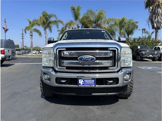 2011 Ford F350 Super Duty Crew Cab LARIAT 4X4 LONG BED DIESEL BACK UP CAM CLEAN - 22613047 - 1