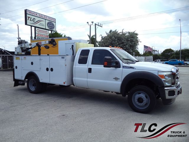 2011 Ford F450 4X4 Extended Cab w/ IMT Mechanics Truck 16' Crane Body Welder Compressor - 23041982 - 0