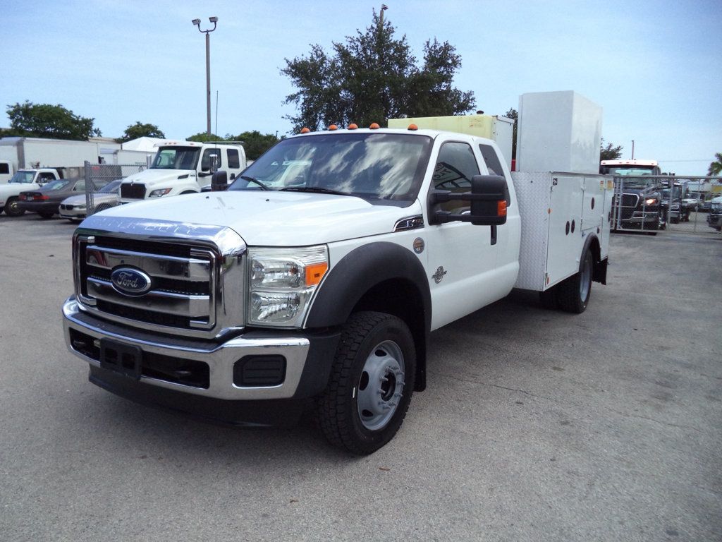 2011 Ford F450 4X4 Extended Cab w/ IMT Mechanics Truck 16' Crane Body Welder Compressor - 23041982 - 1