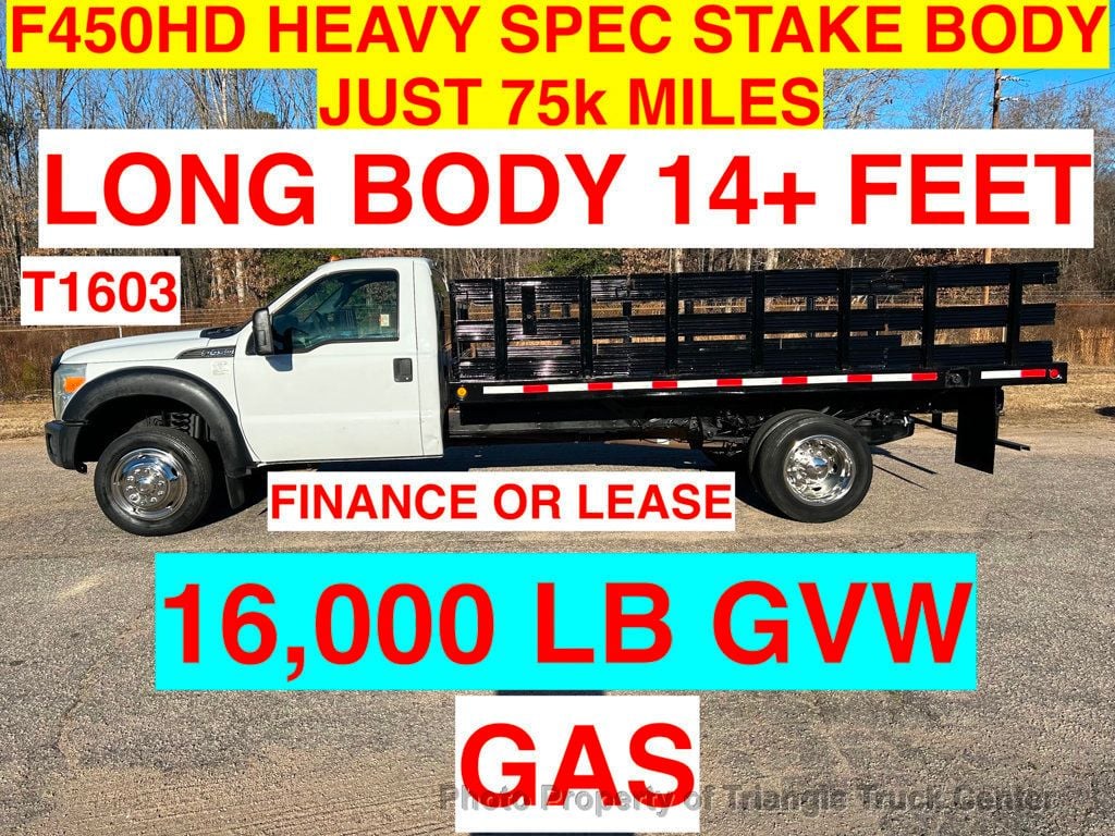 2011 Ford F450HD 14+FT STAKE BODY! JUST 75k MILES! ONE OWNER HARD TO FIND LENGTH! - 22648516 | Video 1