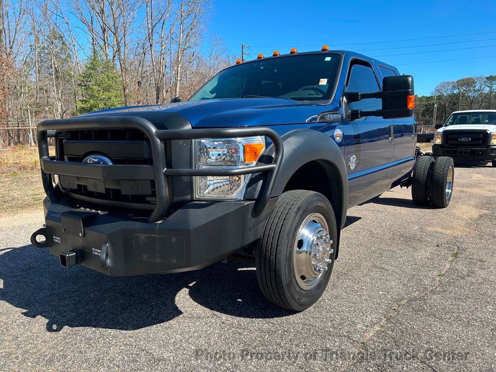 2011 Ford F450HD CREW CAB 4x4 CHASIS JUST 27k MILES! SUPER CLEAN UNIT! 6.7 DIESEL!  100 PICTURES - 22333110 - 3