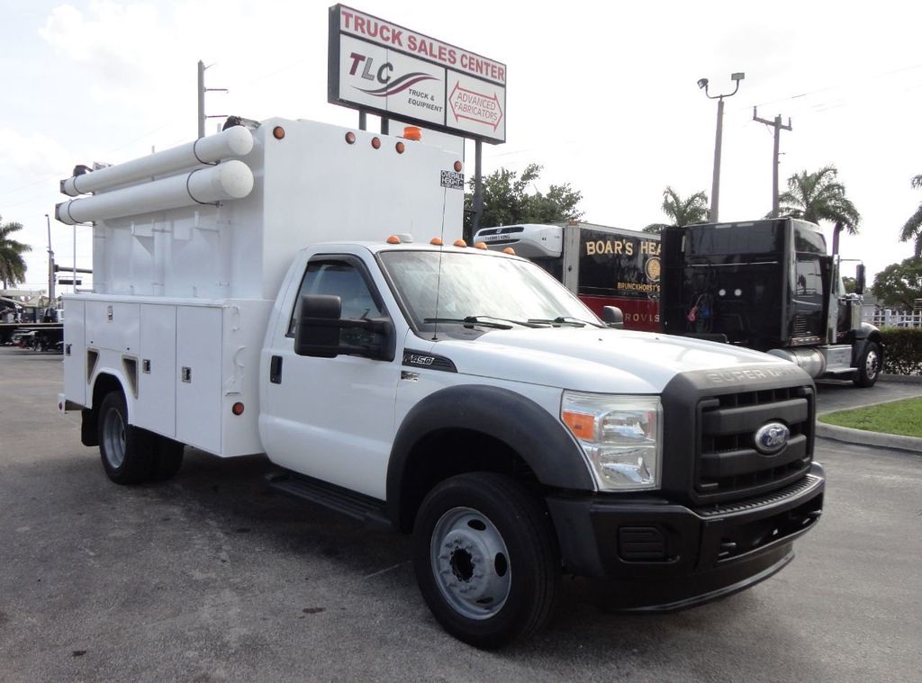 2011 Ford F550 11FT ENCLOSED UTILITY SERVICE TRUCK - 20312597 - 0