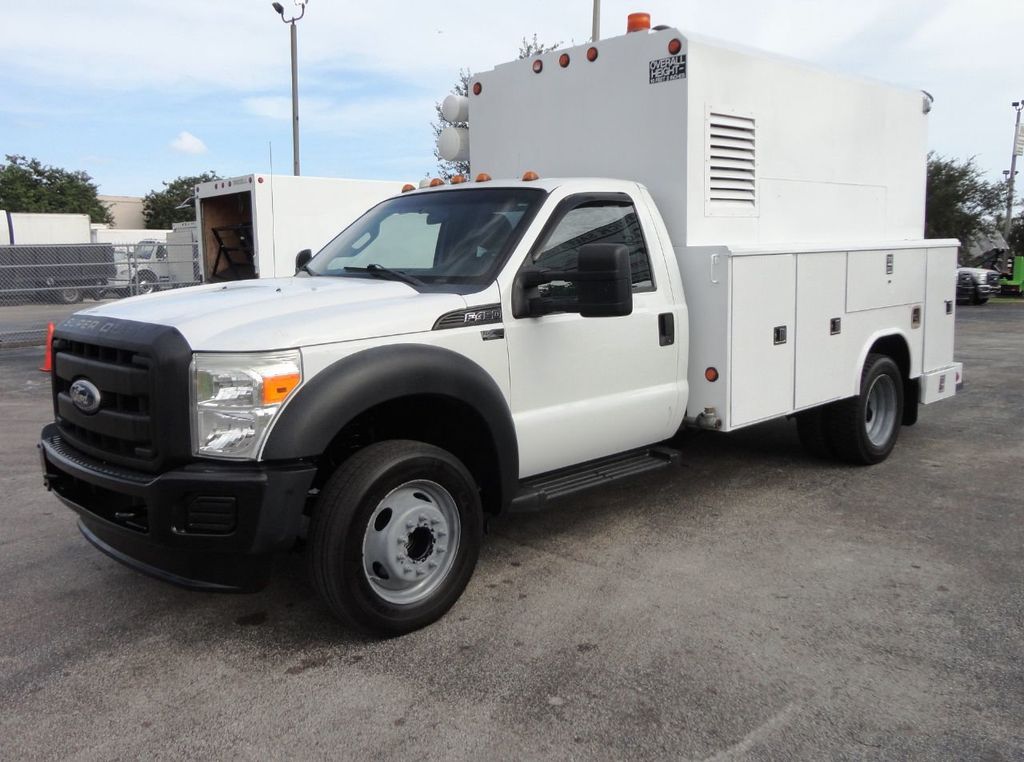 2011 Ford F550 11FT ENCLOSED UTILITY SERVICE TRUCK - 20312597 - 1