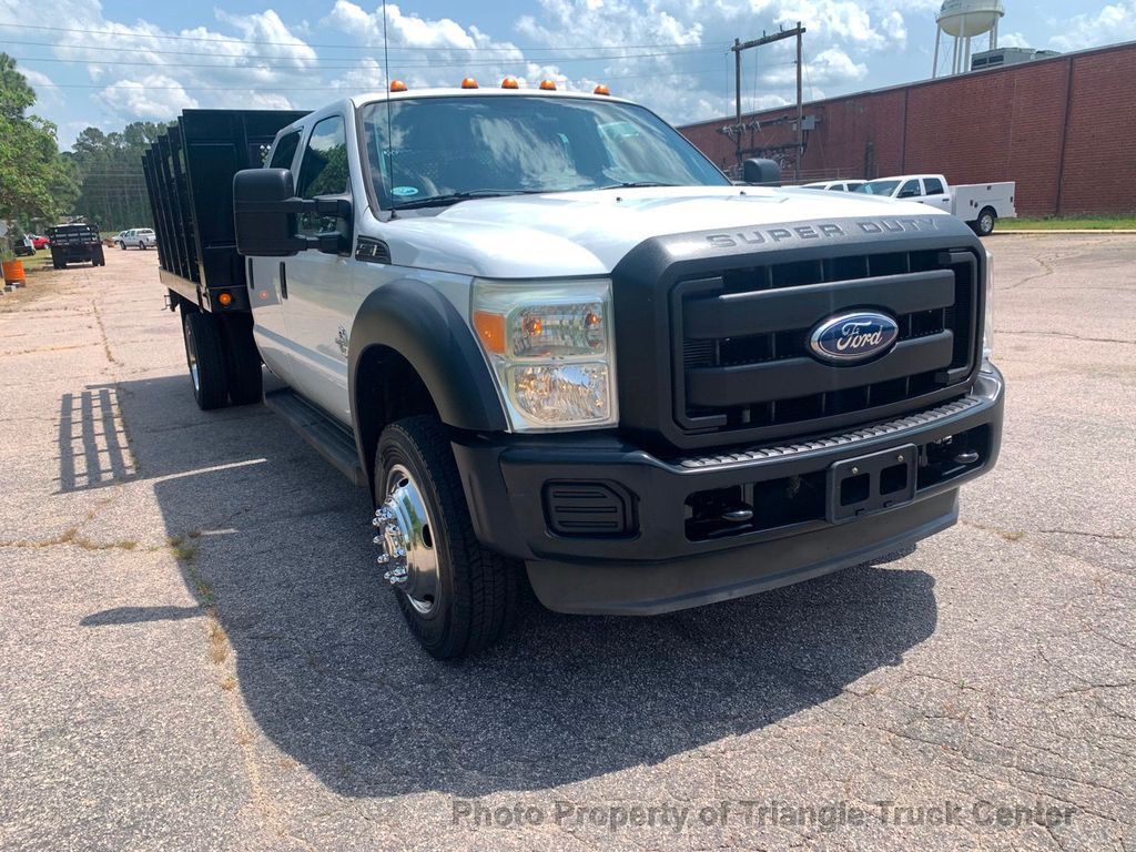 2011 Ford F550HD CREW CAB JUST 7k MILES 12 FOOT RACK LIFT GATE WITH HITCH! 100 PICTURES! - 21347256 - 3