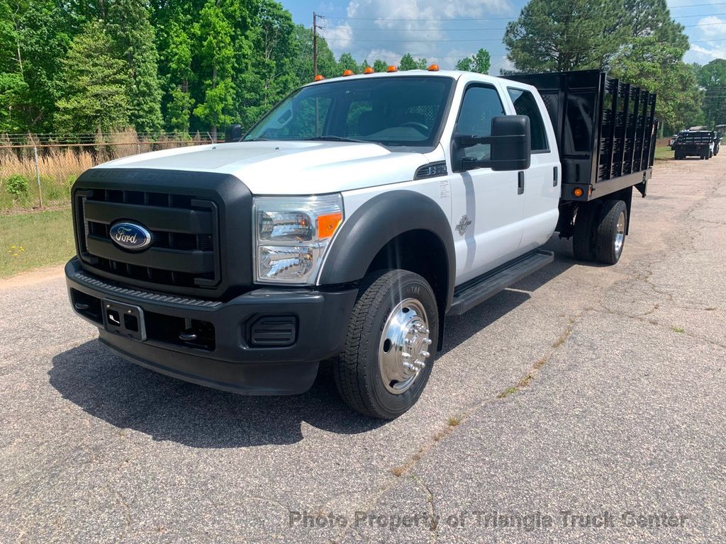 2011 Ford F550HD CREW CAB JUST 7k MILES 12 FOOT RACK LIFT GATE WITH HITCH! 100 PICTURES! - 21347256 - 4