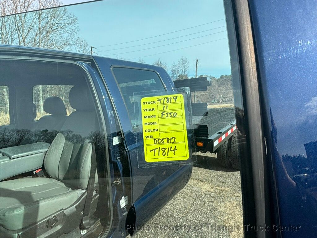 2011 Ford F550HD HEAVY SPEC CREW CAB JUST 52k MILES! 12+ FOOT DECK WITH LIFT GATE! FINANCE OR LEASE! - 22973910 - 47