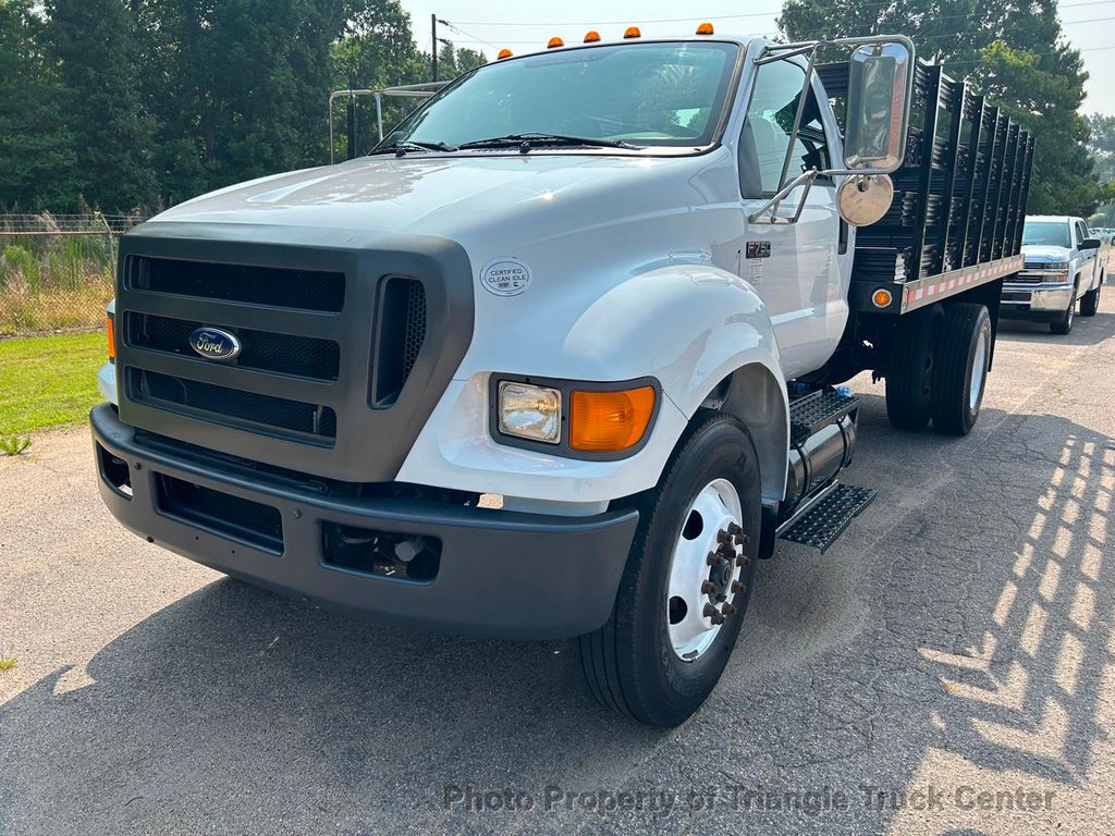 2011 Ford F650/F750 NON CDL STAKE JUST 19k MILES! LIFT GATE! 6.7 CUMMINS ALLISON AUTOMATIC STAKE - 21989960 - 52